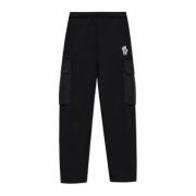 vrachtstijl sweatpants Moncler , Black , Heren