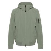 Groene Casual Jas met Elastaan C.p. Company , Green , Heren