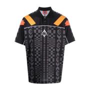 Casual Voetbal Polo T-Shirt Zwart Marcelo Burlon , Black , Heren