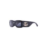 Zwarte Casual Zonnebril Gucci , Black , Dames