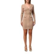 Gebreide jurk Simona Corsellini , Beige , Dames