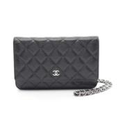 Pre-owned Fabric chanel-bags Chanel Vintage , Black , Dames