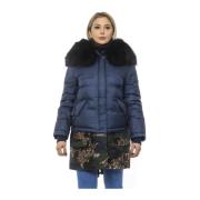 Parka Jas met Afneembare Bont Capuchon Mr&Mrs Italy , Multicolor , Dam...