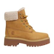 Waterdichte Mid Warme Damesschoenen Timberland , Beige , Dames