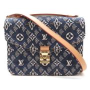 Pre-owned Canvas shoulder-bags Louis Vuitton Vintage , Blue , Dames