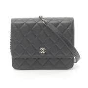 Pre-owned Fabric chanel-bags Chanel Vintage , Black , Dames