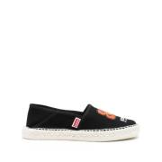 Zwarte Slip-On Espadrilles Casual Flats Kenzo , Black , Dames