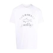 T-Shirt VAN Katoen Paul & Shark , White , Heren