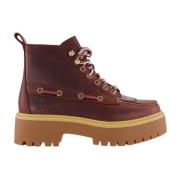 Street Mid Lace-Up Boot Timberland , Brown , Dames