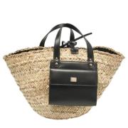 Pre-owned Leather totes Dolce & Gabbana Pre-owned , Beige , Dames