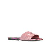 Stijlvolle Slippers voor Dagelijks Comfort Dolce & Gabbana , Pink , Da...