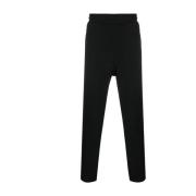 Casual Zwarte Katoenen Joggingbroek C.p. Company , Black , Heren