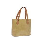 Pre-owned Leather louis-vuitton-bags Louis Vuitton Vintage , Beige , D...