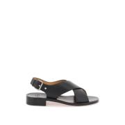 Rhonda leren sandalen met kruisbanden Church's , Black , Dames