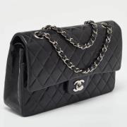 Pre-owned Leather chanel-bags Chanel Vintage , Black , Dames