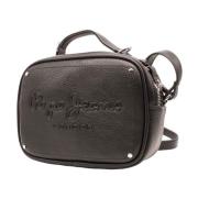 Iconische Bassy Zwarte Crossbody Tas Pepe Jeans , Black , Dames