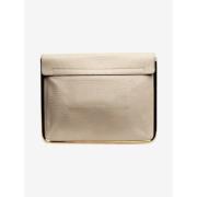 Pre-owned Leather clutches Chloé Pre-owned , Beige , Dames