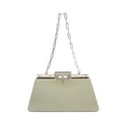 Pre-owned Leather fendi-bags Fendi Vintage , Beige , Dames