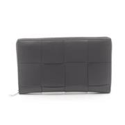 Pre-owned Leather wallets Bottega Veneta Vintage , Black , Dames