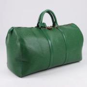 Pre-owned Leather louis-vuitton-bags Louis Vuitton Vintage , Green , D...