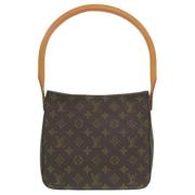 Pre-owned Fabric louis-vuitton-bags Louis Vuitton Vintage , Brown , Da...