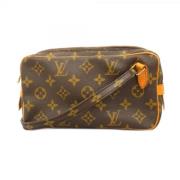 Pre-owned Fabric shoulder-bags Louis Vuitton Vintage , Brown , Dames