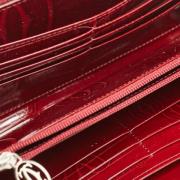 Pre-owned Fabric wallets Cartier Vintage , Red , Dames