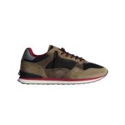 Mexicali Sneakers Khaki Zwart Koffie Hoff , Multicolor , Heren