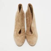 Pre-owned Suede boots Gianvito Rossi Pre-owned , Beige , Dames