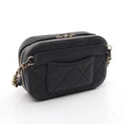 Pre-owned Fabric chanel-bags Chanel Vintage , Black , Dames