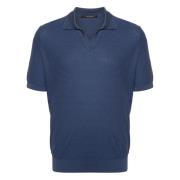 Polo short Tagliatore , Blue , Heren