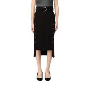 Elegante Zwarte Rok voor Vrouwen Simona Corsellini , Black , Dames