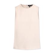 Mouwloze zijden top Theory , Pink , Dames