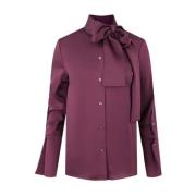 Elegante Paarse Blouse met Strikjes Simkhai , Purple , Dames