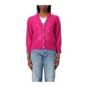 Kanten Cardigan Liu Jo , Pink , Dames