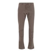 Slim Fit Beige Stretch Katoenen Broek Jacob Cohën , Brown , Heren