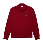 Klassiek Polo Shirt in Diverse Kleuren Lacoste , Red , Heren