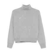 Stijlvolle Gebreide Top Peserico , Gray , Dames