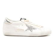 Witte Casual Sneakers met Rubberen Zool Golden Goose , White , Dames