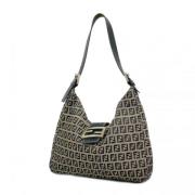 Pre-owned Canvas shoulder-bags Fendi Vintage , Blue , Dames