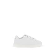 Greca Sneakers met Gouden Logo Versace , White , Heren