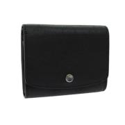 Pre-owned Leather wallets Louis Vuitton Vintage , Black , Dames