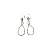 Pre-owned Fabric earrings Miu Miu Pre-owned , Gray , Dames