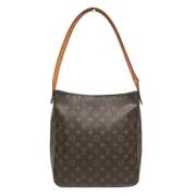 Pre-owned Fabric louis-vuitton-bags Louis Vuitton Vintage , Brown , Da...