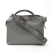 Pre-owned Leather fendi-bags Fendi Vintage , Gray , Dames