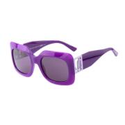 Paarse Resin Zonnebril voor Vrouwen Jimmy Choo , Purple , Dames