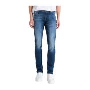 Moderne Tapered Broek Antony Morato , Blue , Heren