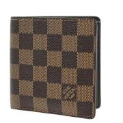 Pre-owned Canvas wallets Louis Vuitton Vintage , Brown , Heren