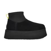 Zwarte Classic Mini Dipper Laarzen UGG , Black , Dames