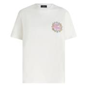 Casual korte mouw wit T-shirt Etro , White , Dames